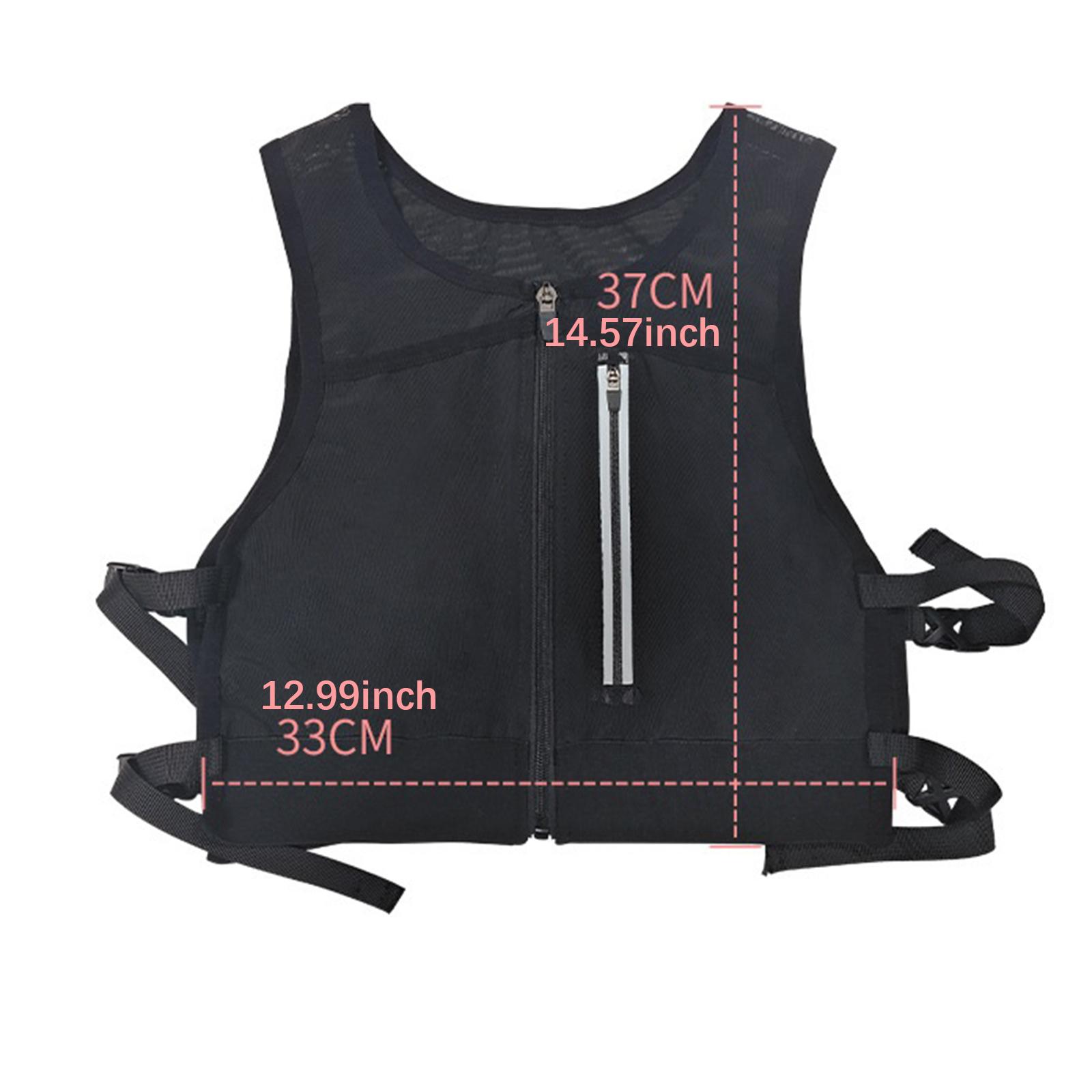 Running Visibility Gear - Chaleco Deportivo con Bolsillo en el