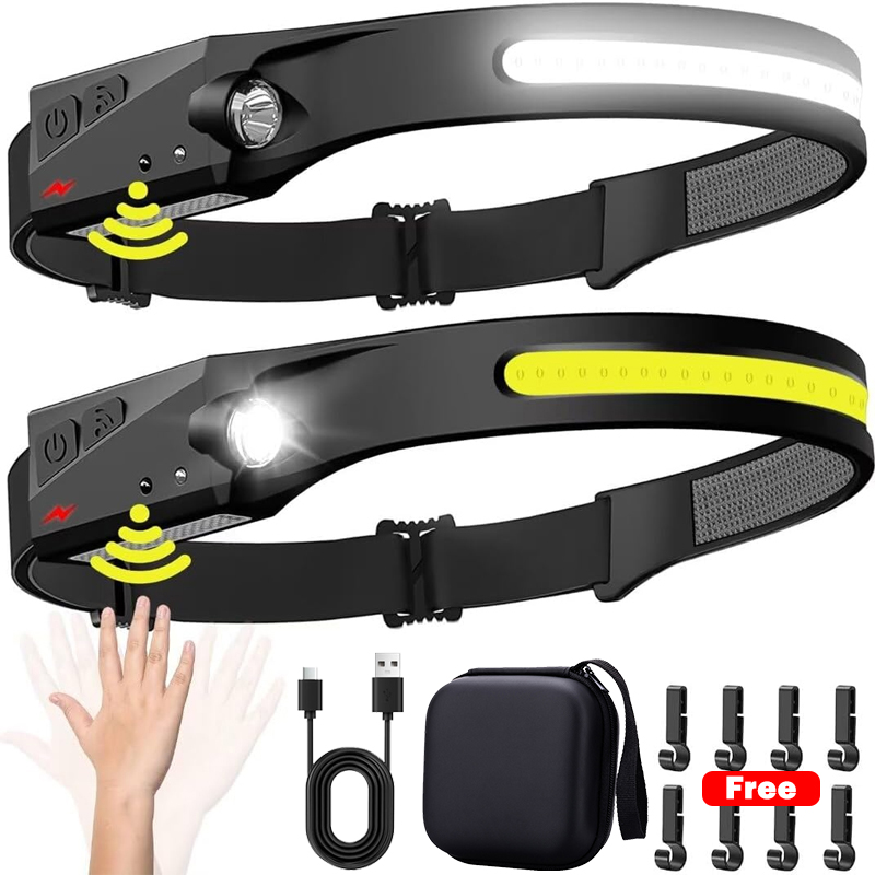 Running Headlamp Led - Linterna frontal de inducción con Sensor