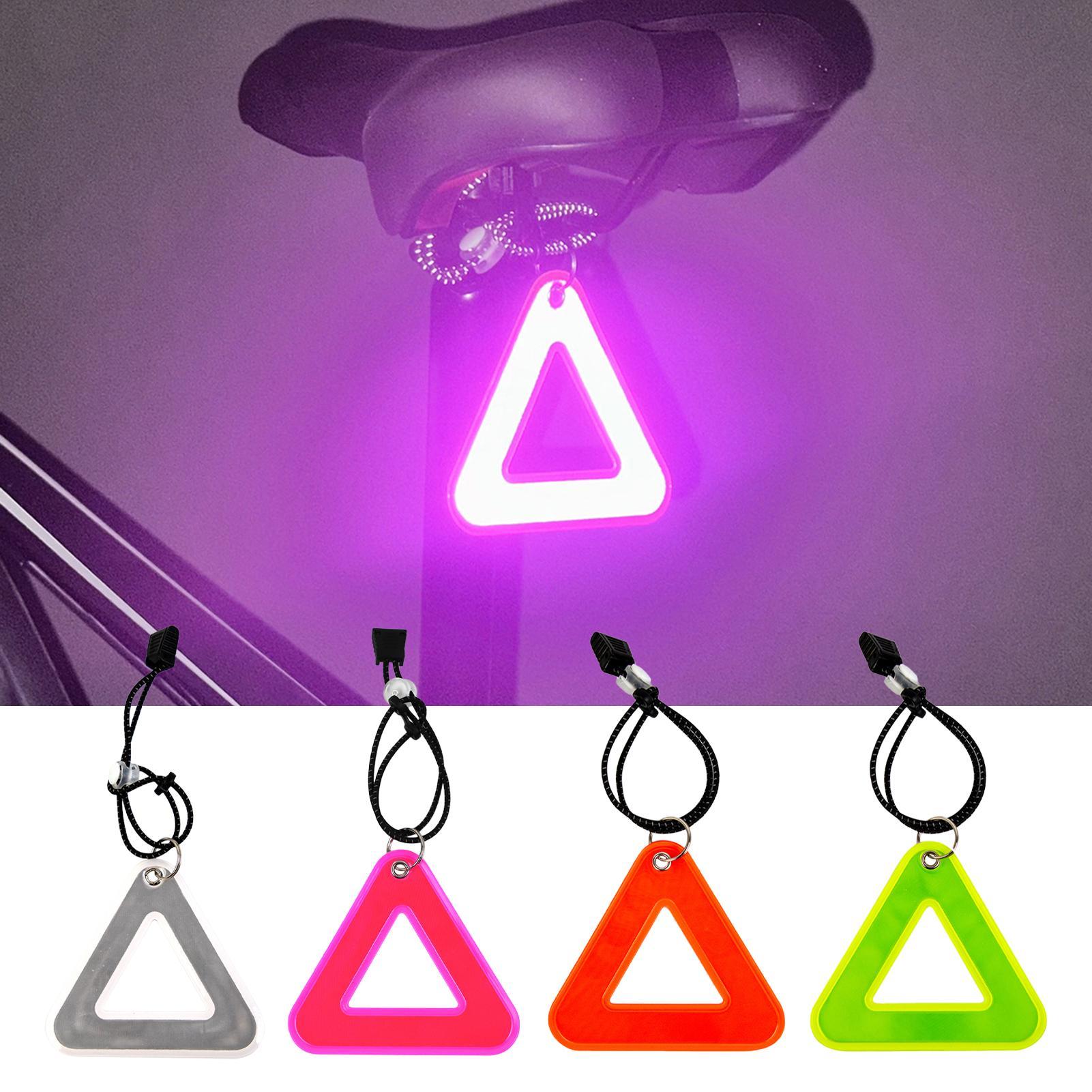 Running Visibility Gear - Colgantes reflectantes de alta visibilidad, triángulo