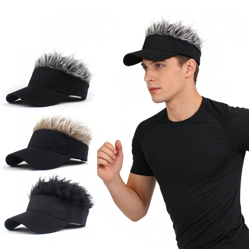 Gorra de béisbol con pelo sint - Running Gear Hat reseña y precio