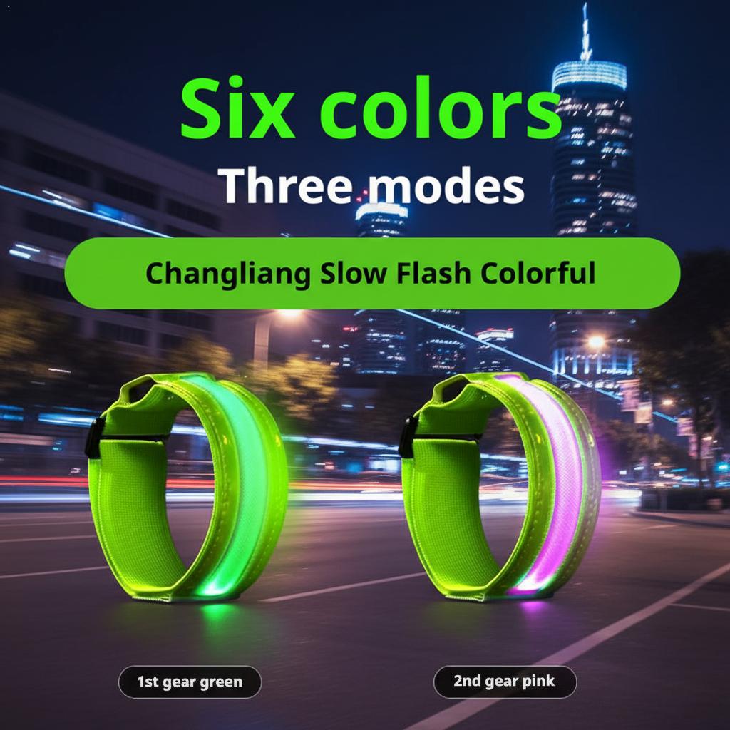 Brazalete reflectante LED, cor - Running Visibility Gear reseña y precio