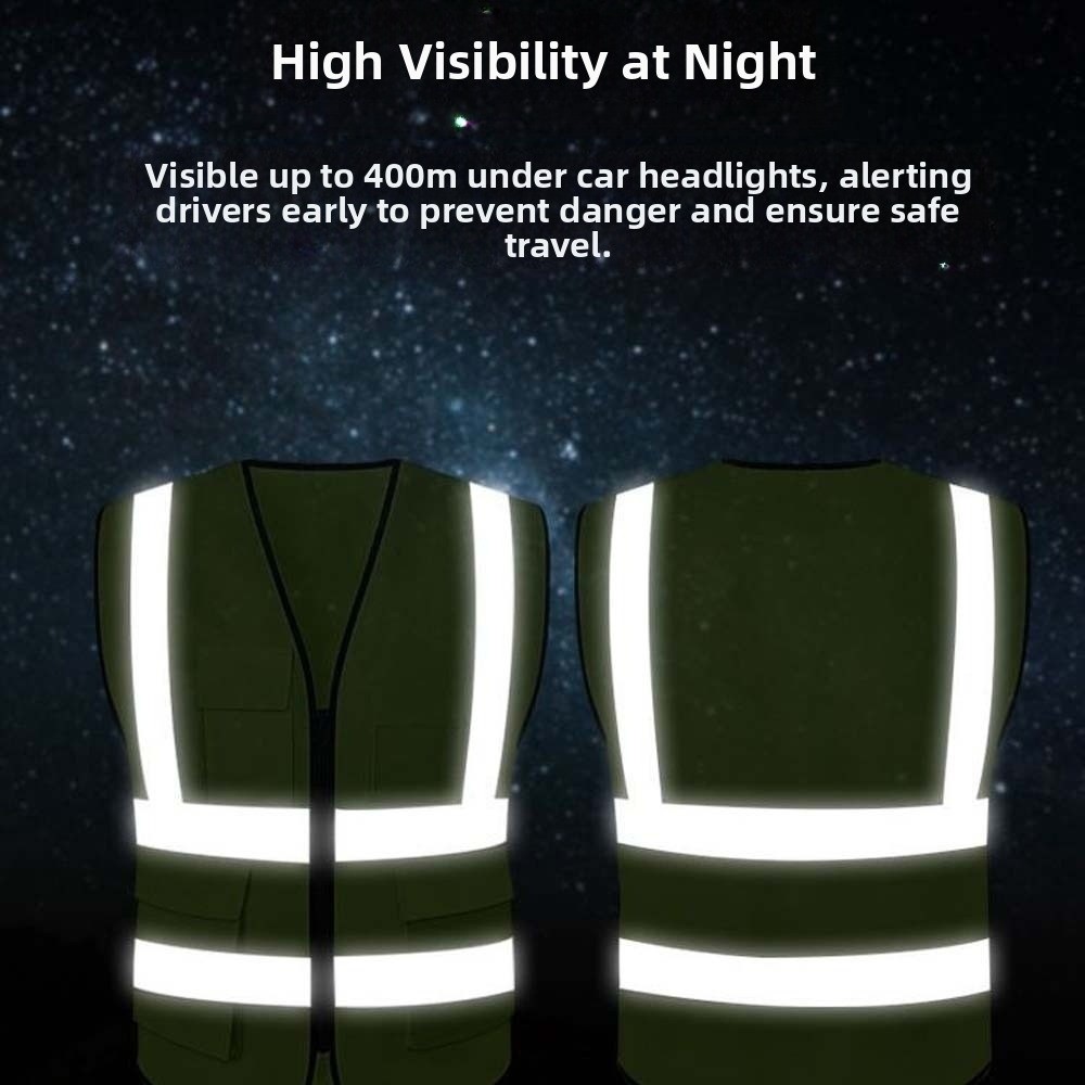 Chaleco reflectante de alta vi - Running Visibility Gear reseña y precio